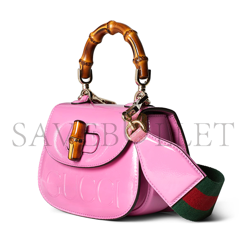 G*u*i bamboo 1947 mini python bag 786482 (17*12*7.5cm)